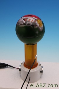 Van de Graaff generator from found parts and a $2 M&M'S candy tin
